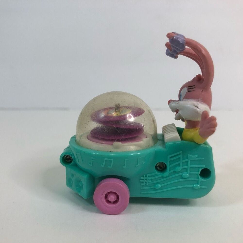 vintage tiny toons adventures rolling babs bunny record player